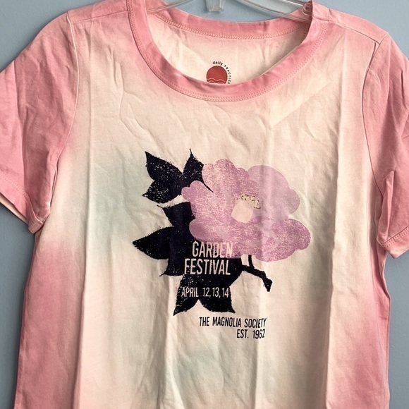 NEW Anthropologie Pink Floral Tee US S - Picture 3 of 6